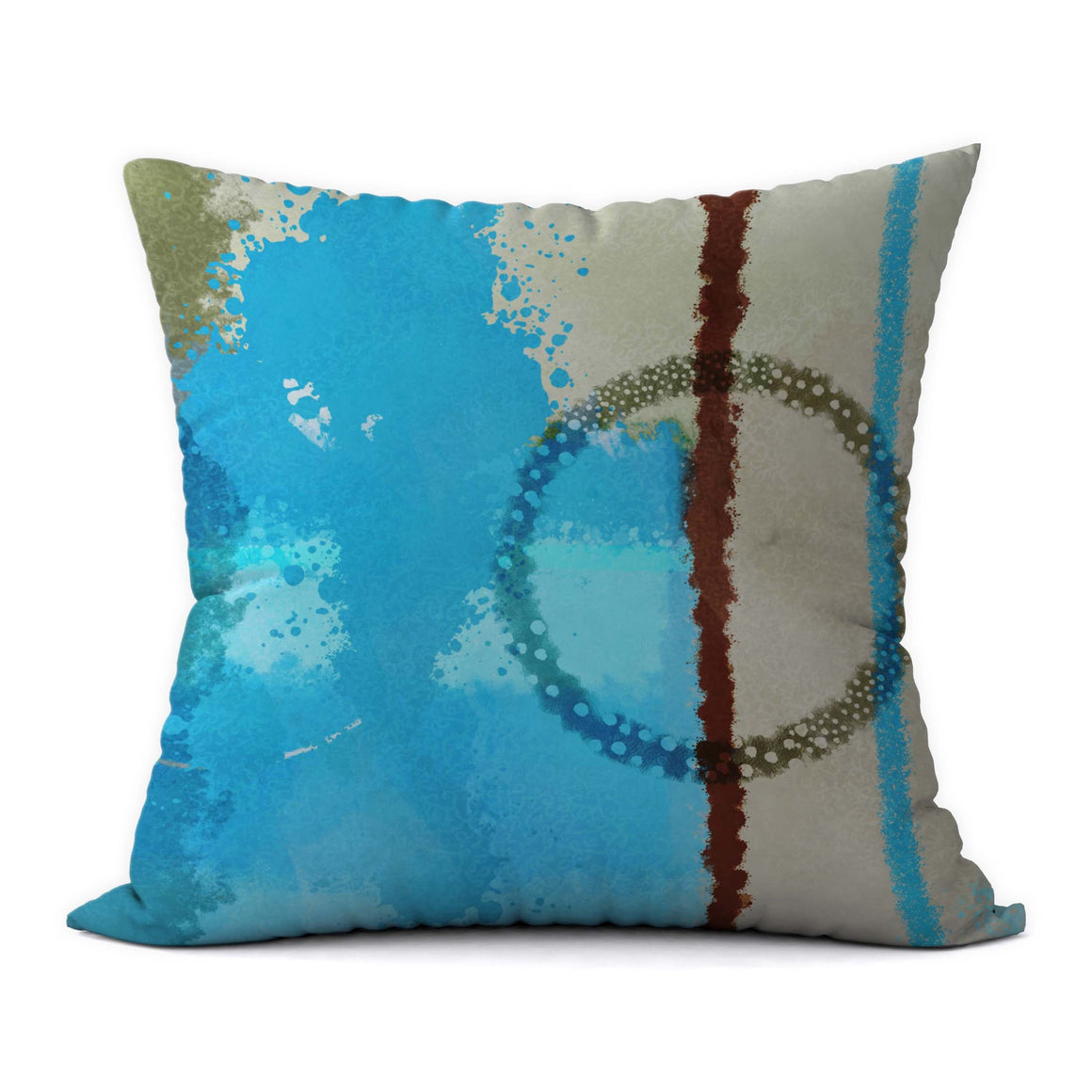 Tropical Blues #420 Decorative Throw Pillow