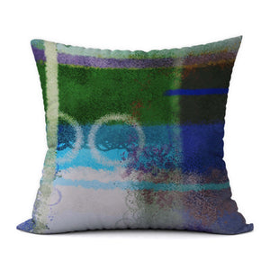 Tropical Blues #422 Decorative Throw Pillow