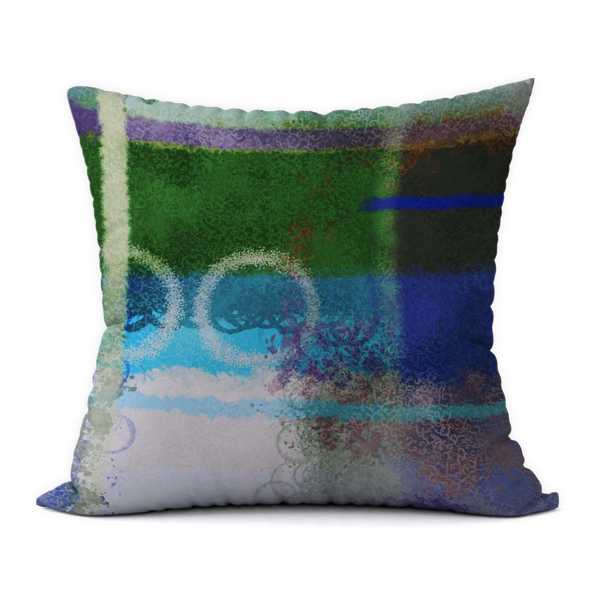 Tropical Blues #422 Decorative Throw Pillow