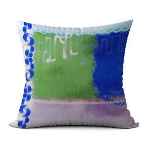 Tropical Blues #424 Decorative Throw Pillow