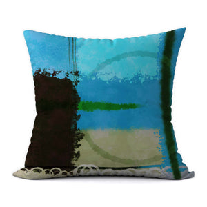 Tropical Blues #426 Decorative Throw Pillow