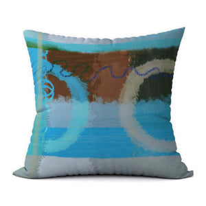 Tropical Blues #427 Decorative Throw Pillow