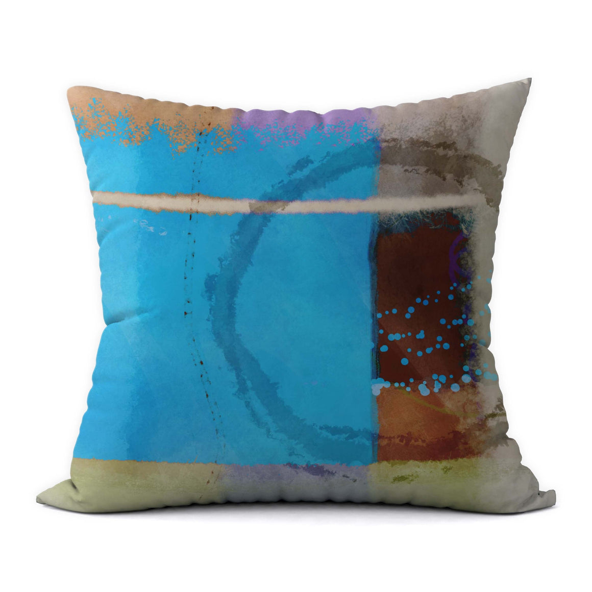 Tropical Blues #43 Decorative Throw Pillow