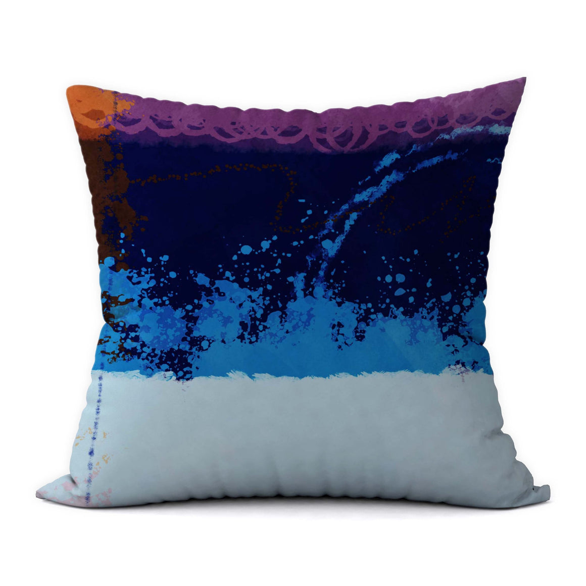 Tropical Blues #464 Decorative Throw Pillow