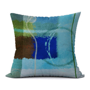 Tropical Blues #468 Decorative Throw Pillow