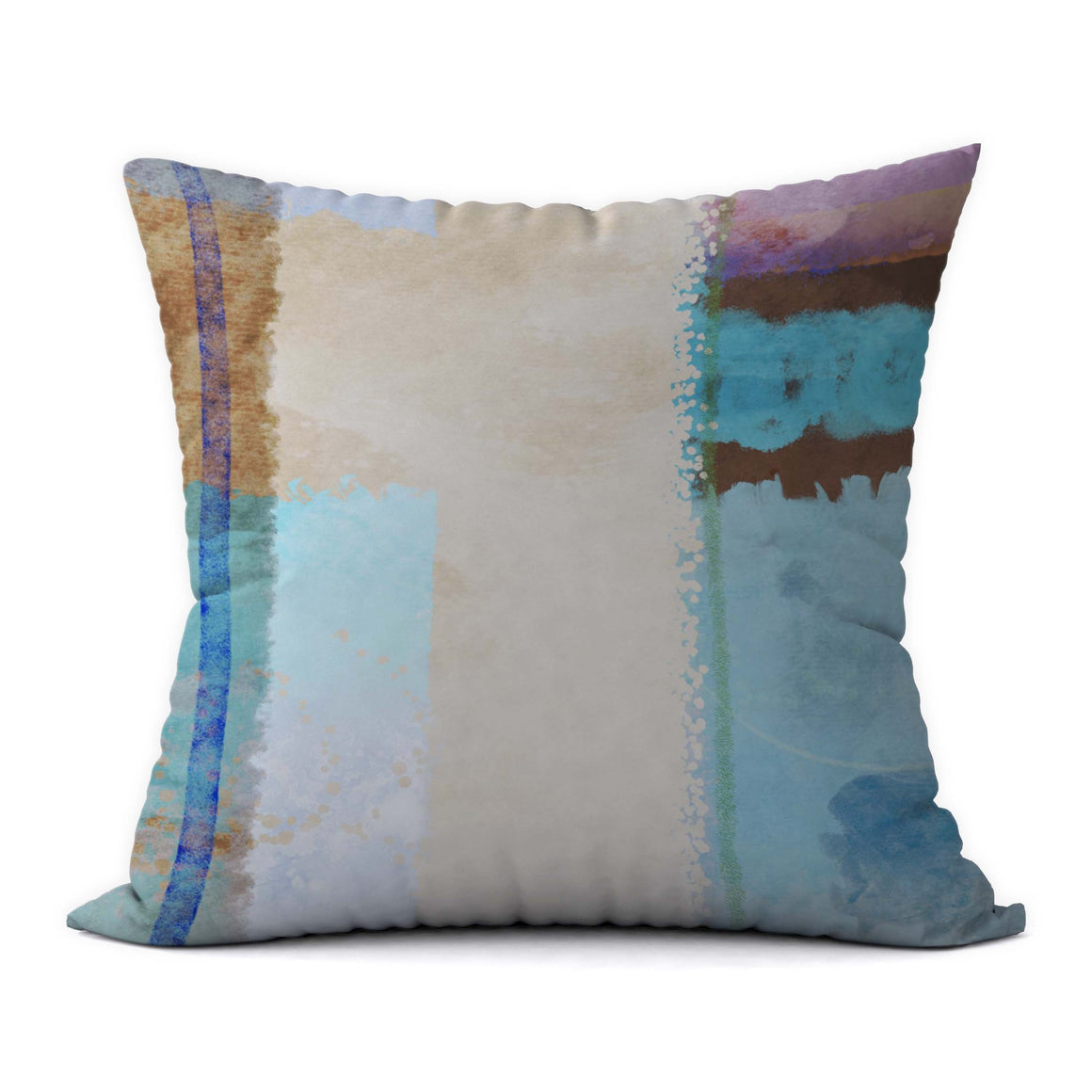 Tropical Blues #472 Decorative Throw Pillow