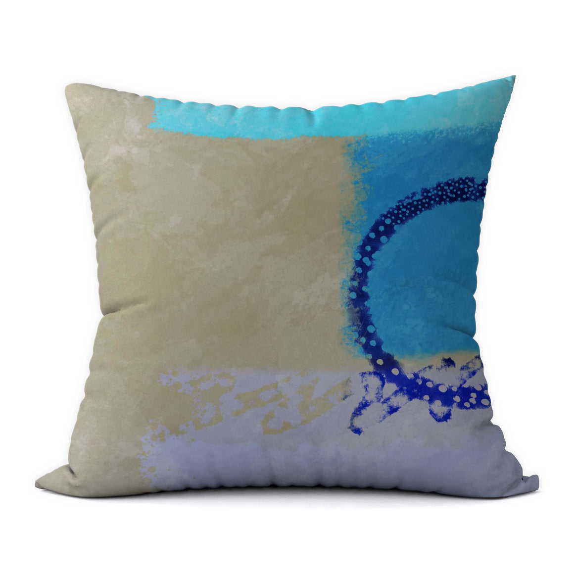 Tropical Blues #499 Decorative Throw Pillow