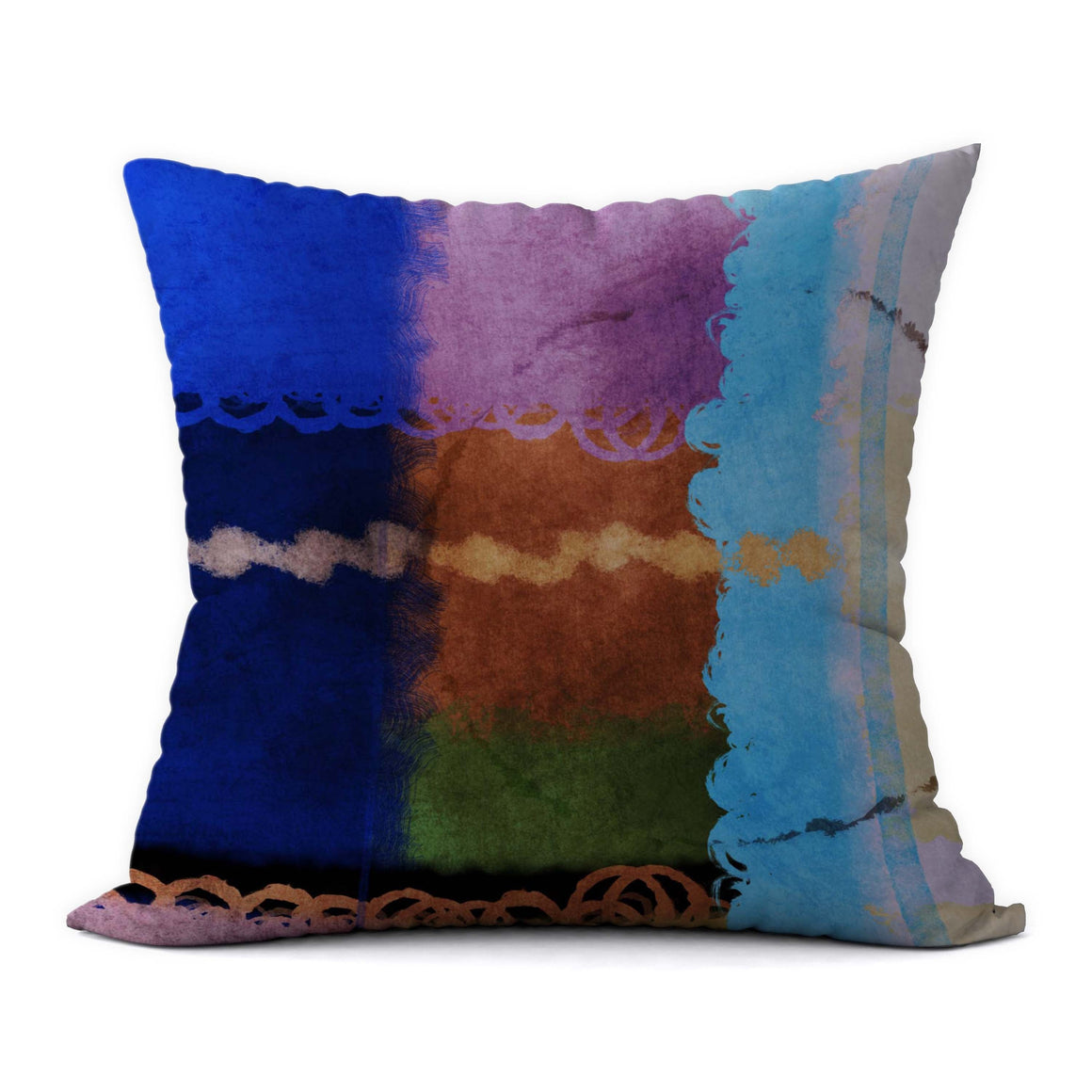 Tropical Blues #501 Decorative Throw Pillow