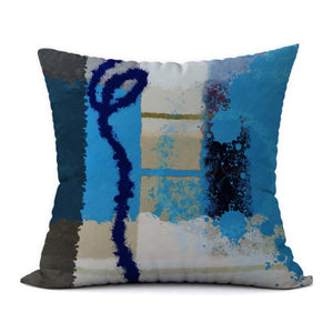 Tropical Blues #503 Decorative Throw Pillow