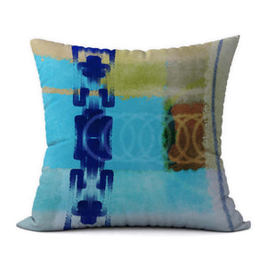 Tropical Blues #533 Decorative Throw Pillow