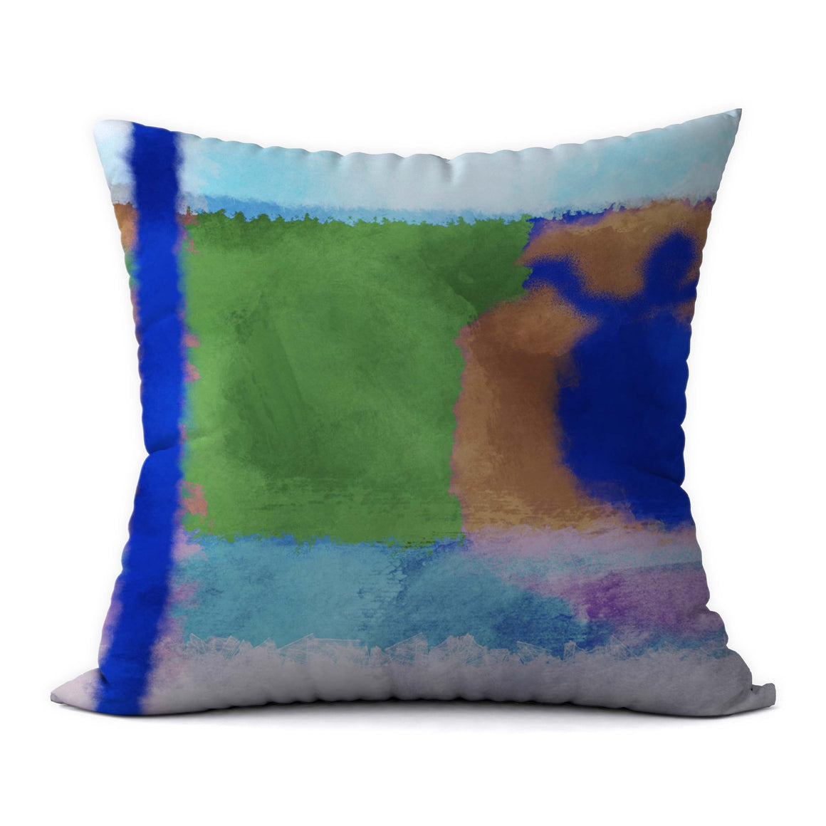 Tropical Blues #534 Decorative Throw Pillow