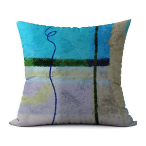 Tropical Blues #535 Decorative Throw Pillow