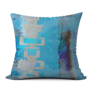 Tropical Blues #540 Decorative Throw Pillow