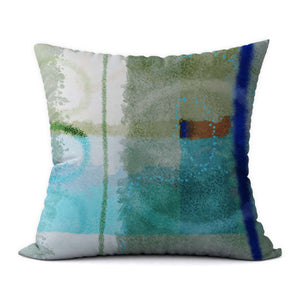 Tropical Blues #545 Decorative Throw Pillow