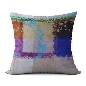 Tropical Blues #552 Decorative Throw Pillow