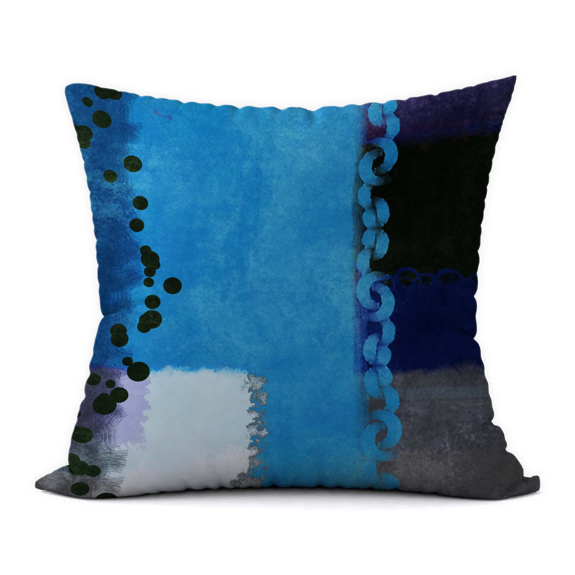 Tropical Blues #577 Decorative Throw Pillow