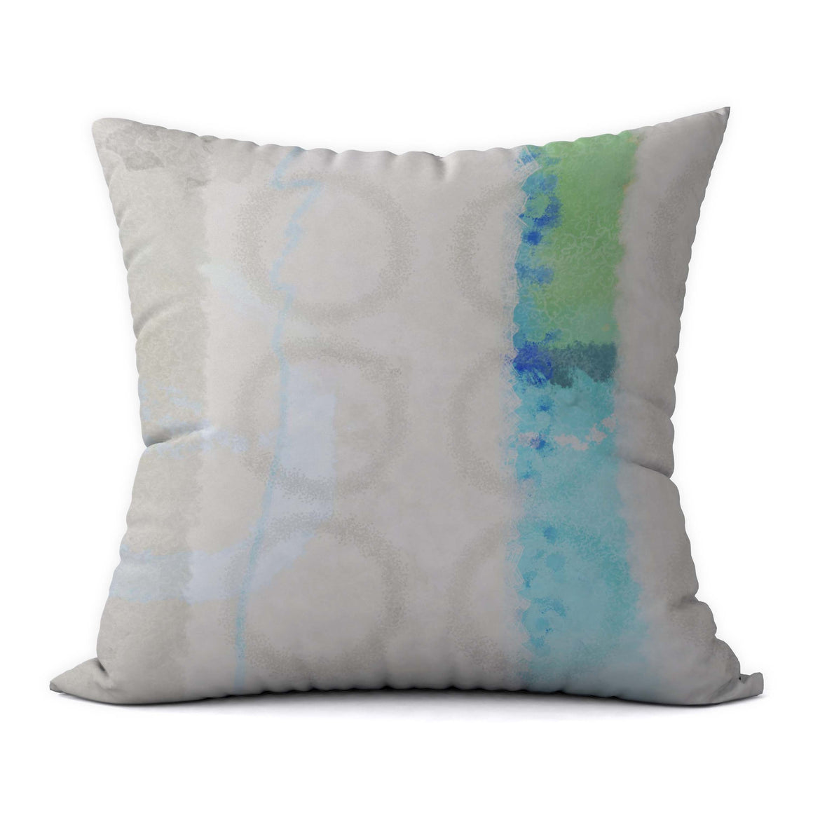 Tropical Blues #585 Decorative Throw Pillow