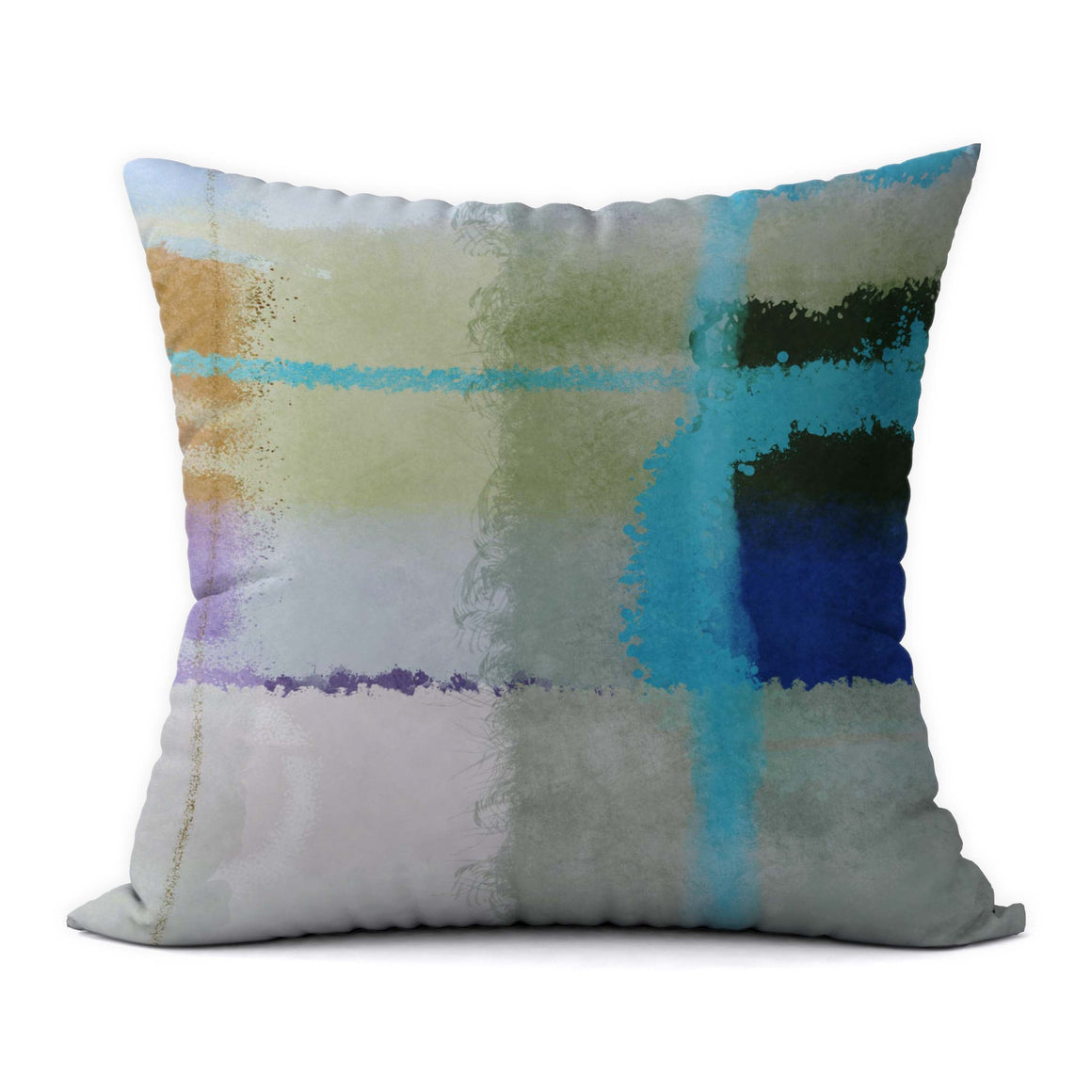 Tropical Blues #587 Decorative Throw Pillow