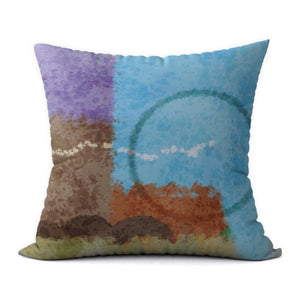 Tropical Blues #591 Decorative Throw Pillow