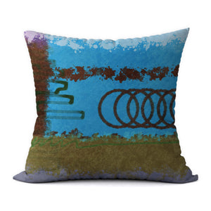 Tropical Blues #594 Decorative Throw Pillow