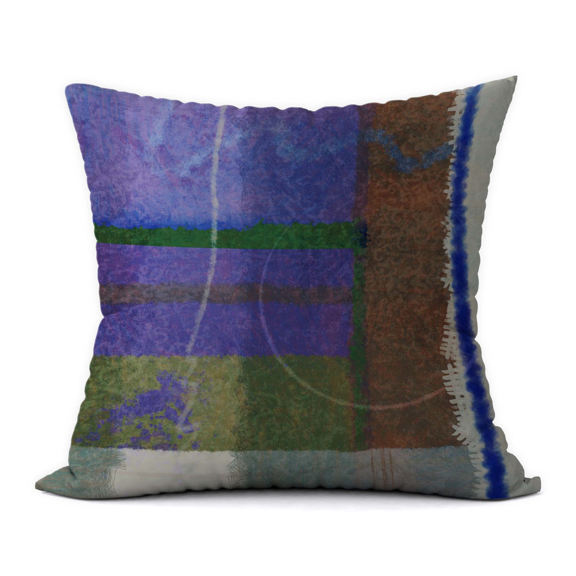 Tropical Blues #595 Decorative Throw Pillow