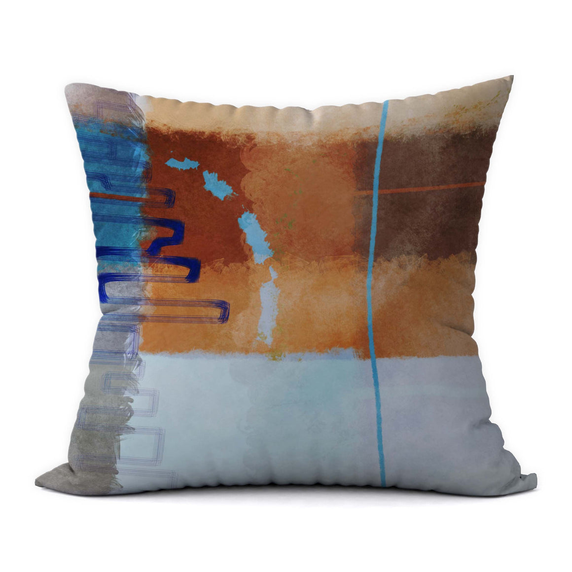 Tropical Blues #602 Decorative Throw Pillow