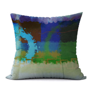 Tropical Blues #622 Decorative Throw Pillow