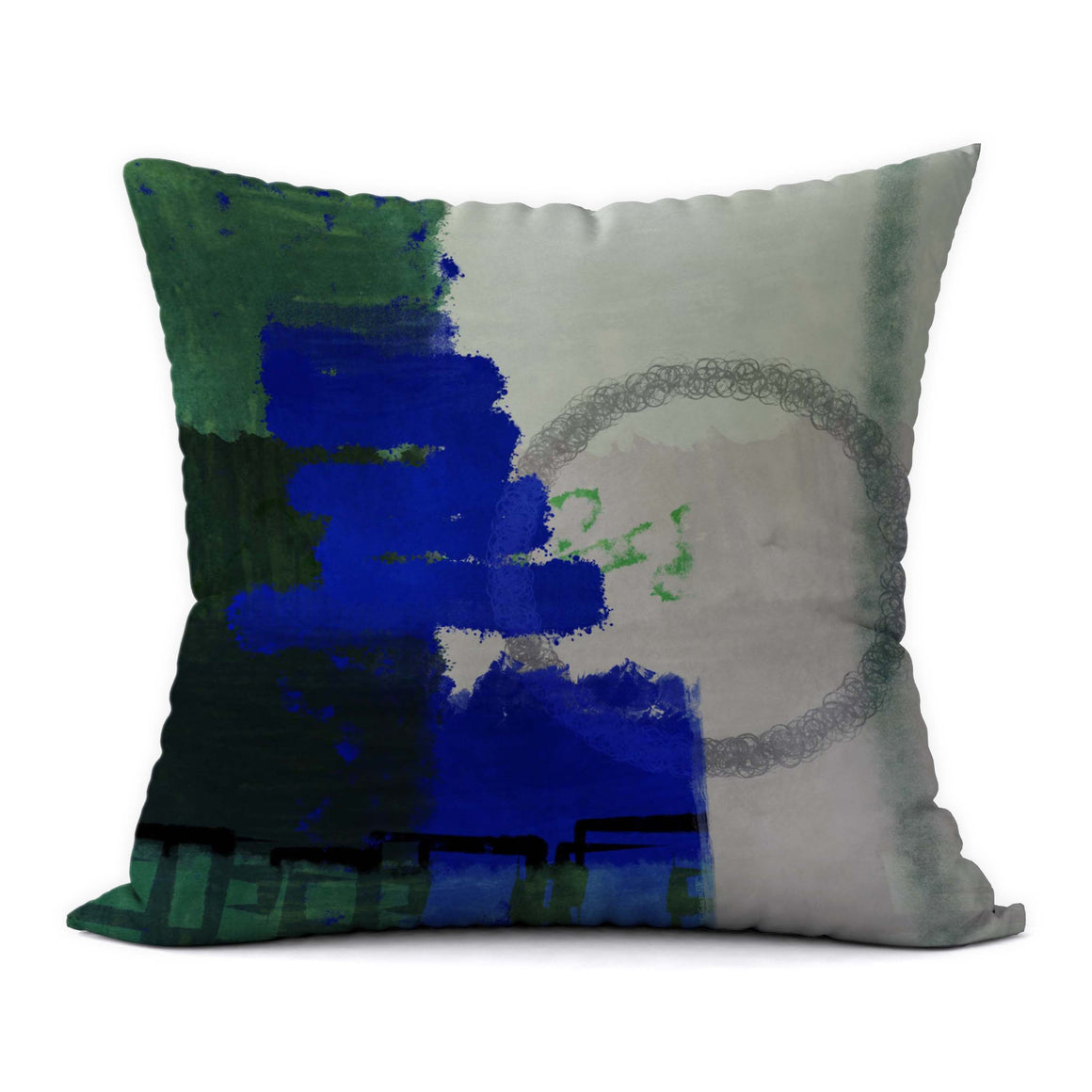 Tropical Blues #626 Decorative Throw Pillow