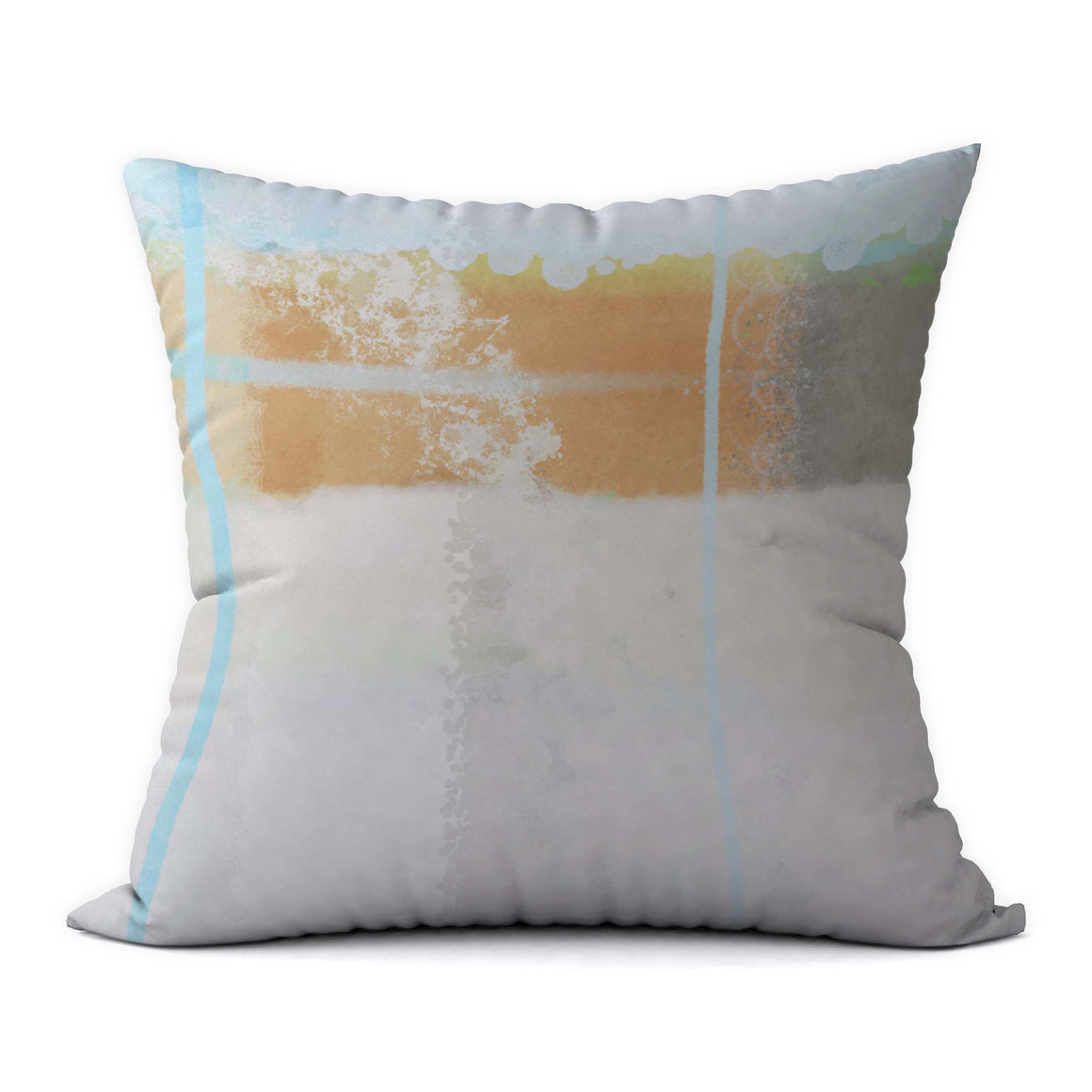 Tropical Blues #637 Decorative Throw Pillow