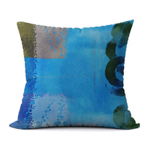 Tropical Blues #65 Decorative Throw Pillow