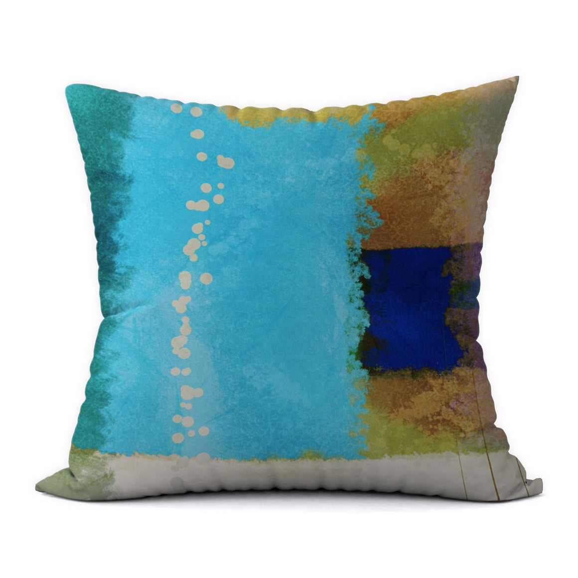 Tropical Blues #663 Decorative Throw Pillow