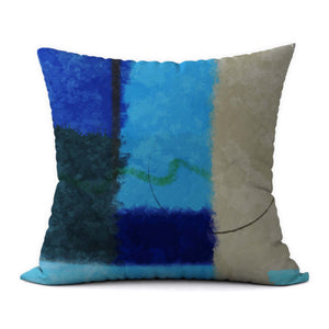 Tropical Blues #666 Decorative Throw Pillow