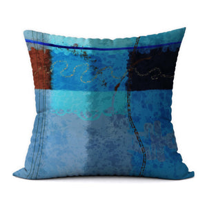 Tropical Blues #667 Decorative Throw Pillow