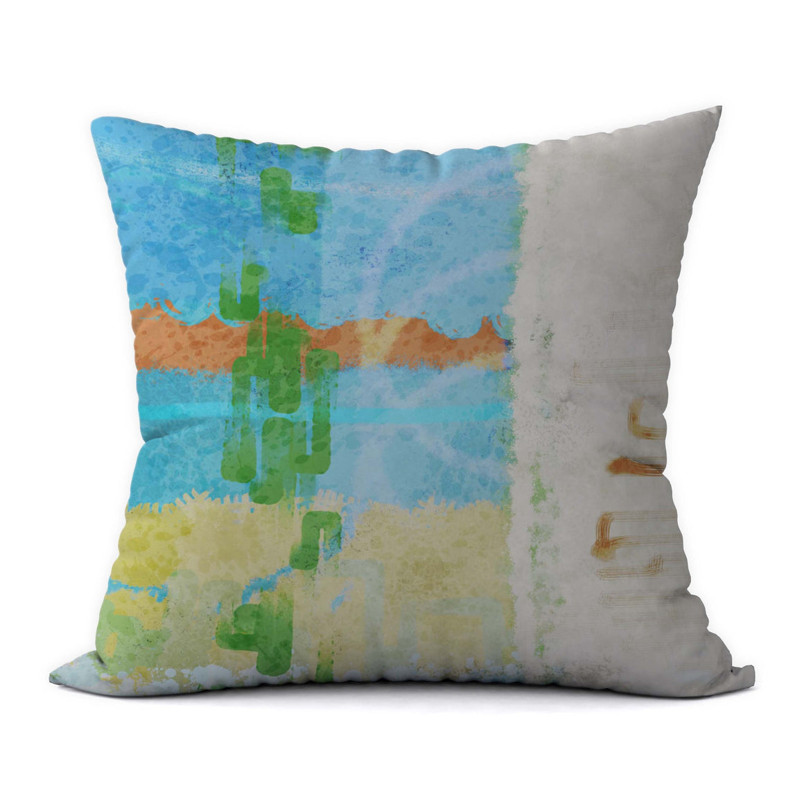 Tropical Blues #670 Decorative Throw Pillow