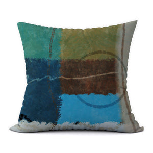 Tropical Blues #691 Decorative Throw Pillow