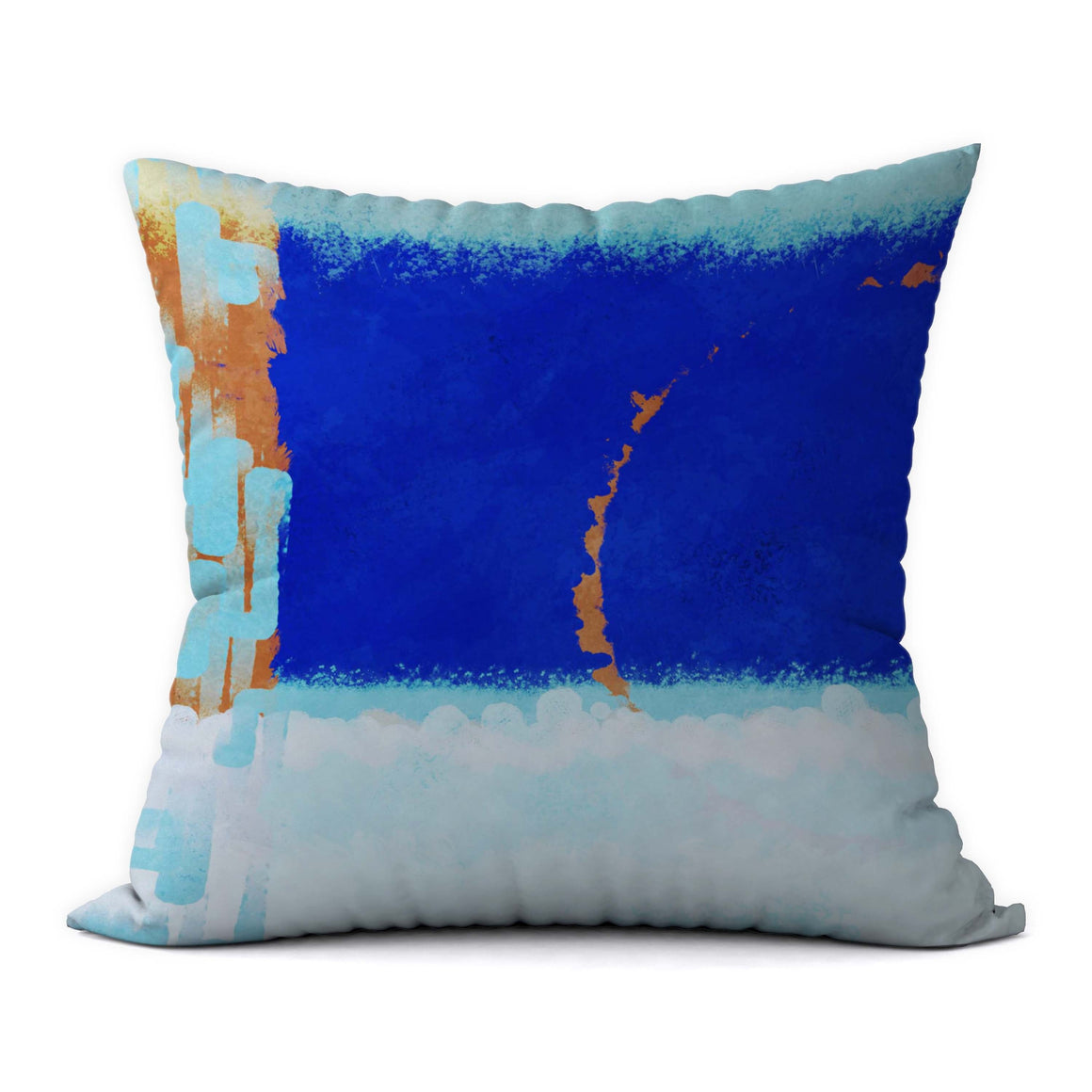 Tropical Blues #709 Decorative Throw Pillow