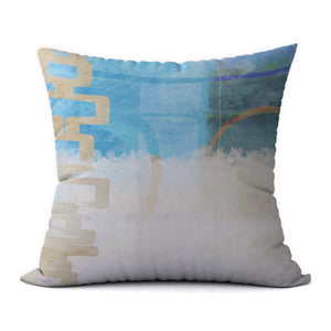 Tropical Blues #712 Decorative Throw Pillow