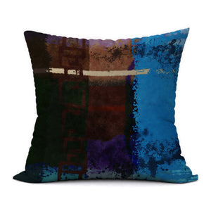 Tropical Blues #713 Decorative Throw Pillow