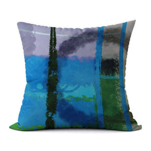 Tropical Blues #715 Decorative Throw Pillow