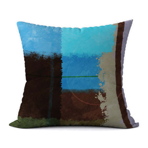 Tropical Blues #726 Decorative Throw Pillow