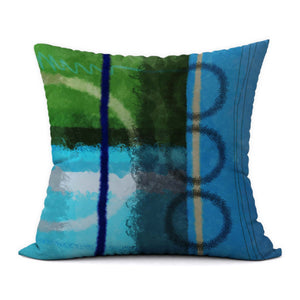 Tropical Blues #75 Decorative Throw Pillow