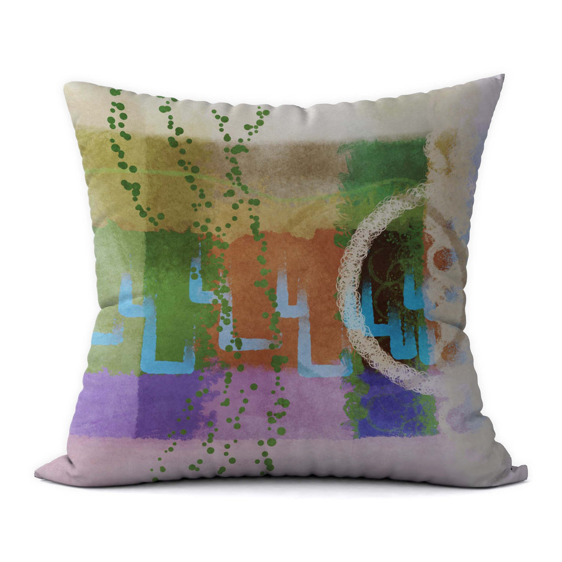 Tropical Blues #778 Decorative Throw Pillow