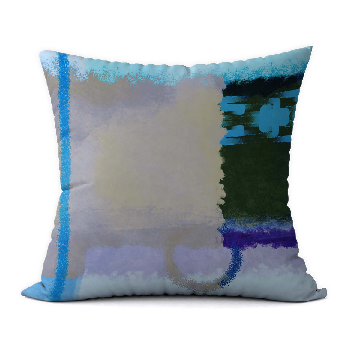 Tropical Blues #779 Decorative Throw Pillow