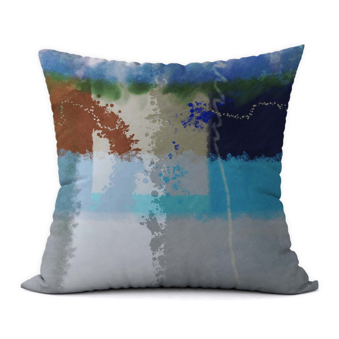 Tropical Blues #77 Decorative Throw Pillow