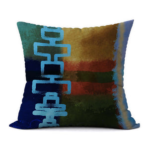 Tropical Blues #796 Decorative Throw Pillow