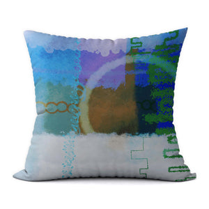 Tropical Blues #803 Decorative Throw Pillow