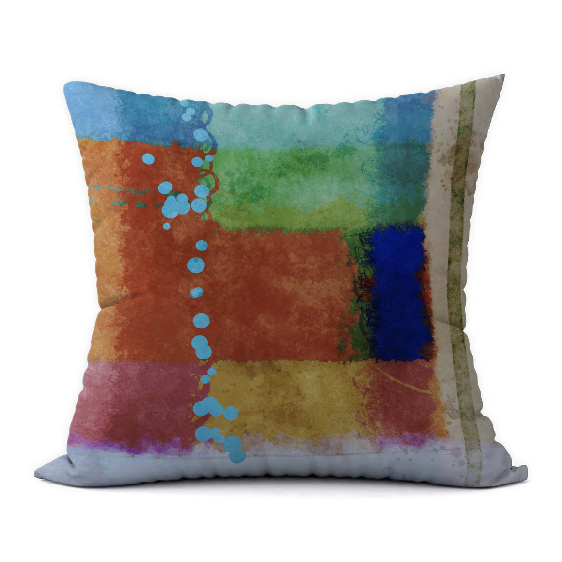 Tropical Blues #908 Decorative Throw Pillow