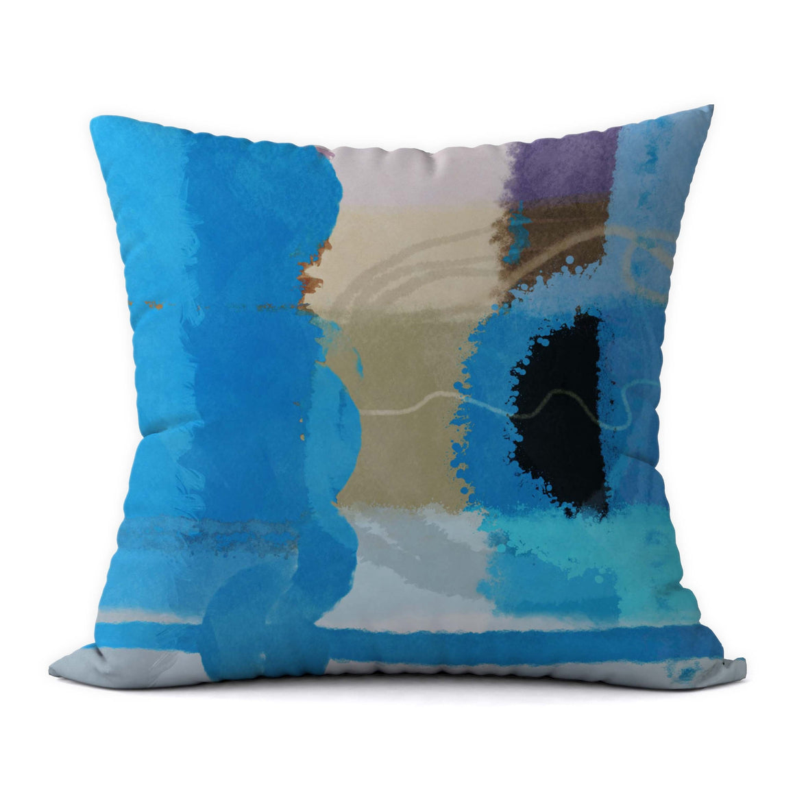 Tropical Blues #918 Decorative Throw Pillow