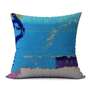 Tropical Blues #924 Decorative Throw Pillow