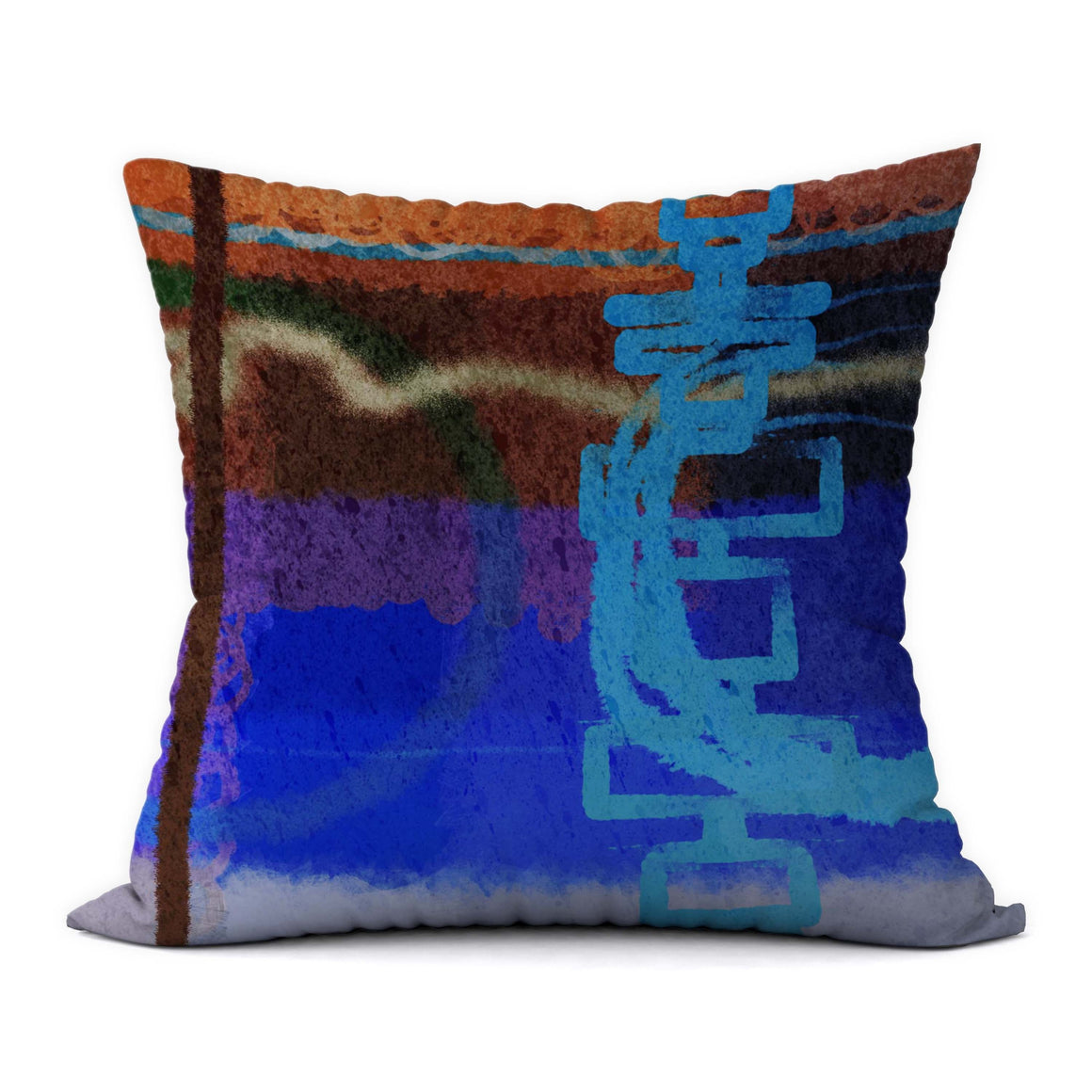 Tropical Blues #927 Decorative Throw Pillow